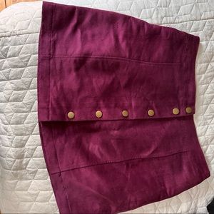 Old Navy Suede Mini Skirt